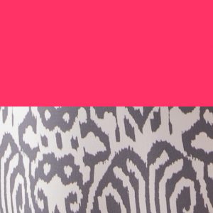 Ikat gris/fucsia