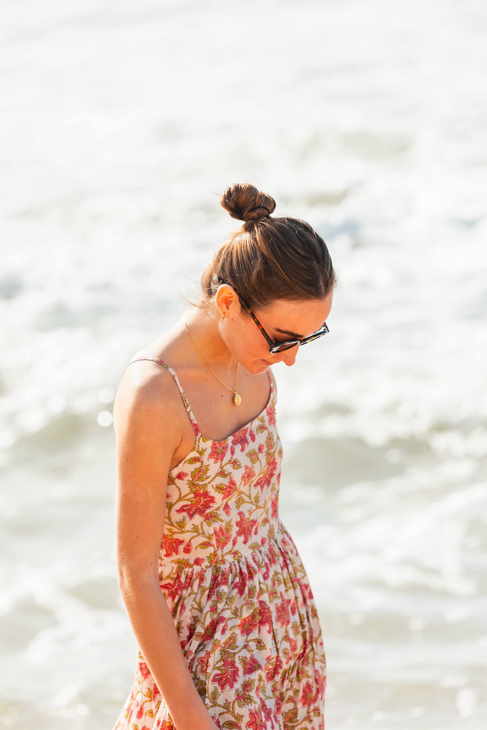 Vestido canesú flores. Colección 2026 Drops by mom