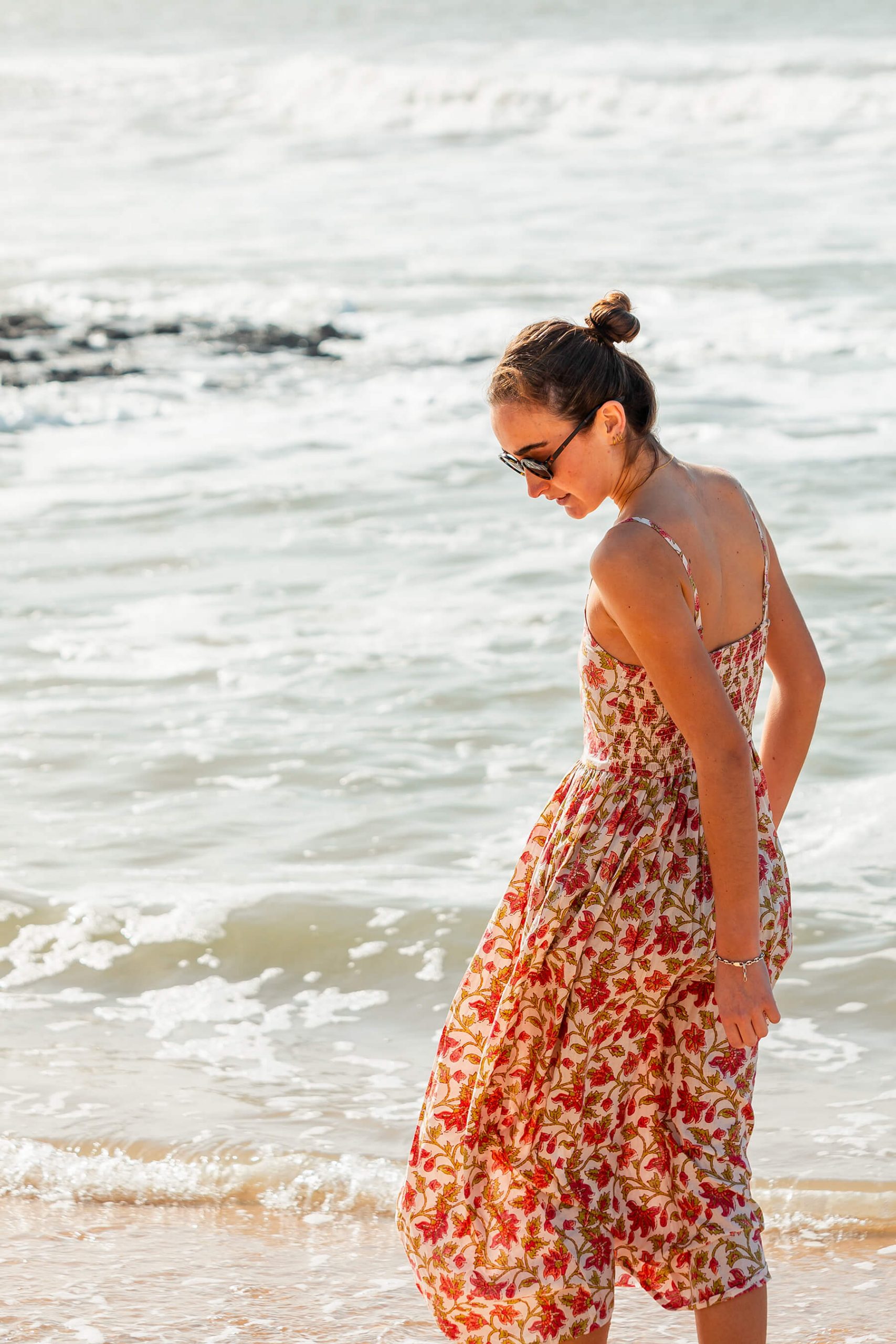 Vestido canesú flores. Colección 2026 Drops by mom