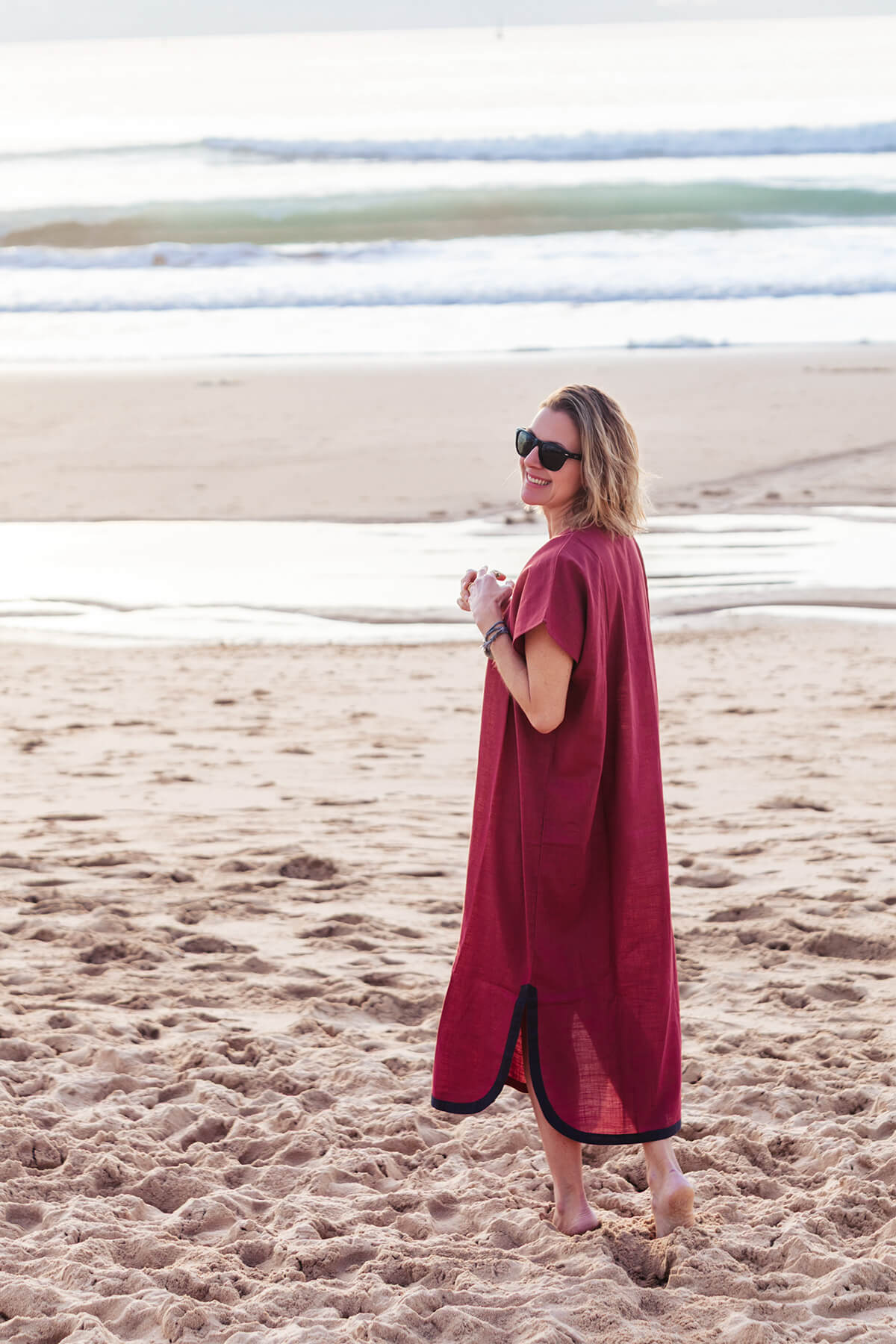 Kaftán teja. Colección Drops by mom 2026