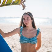 Bikini Marta, estampado soho verde (2022)
