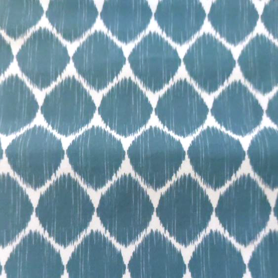 Estampado Fuenterrabía petróleo. Colección DBM 2025