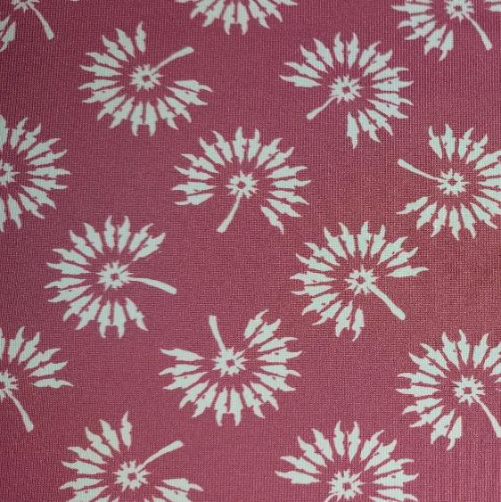 Estampado Zarauz cereza. Colección DBM 2025