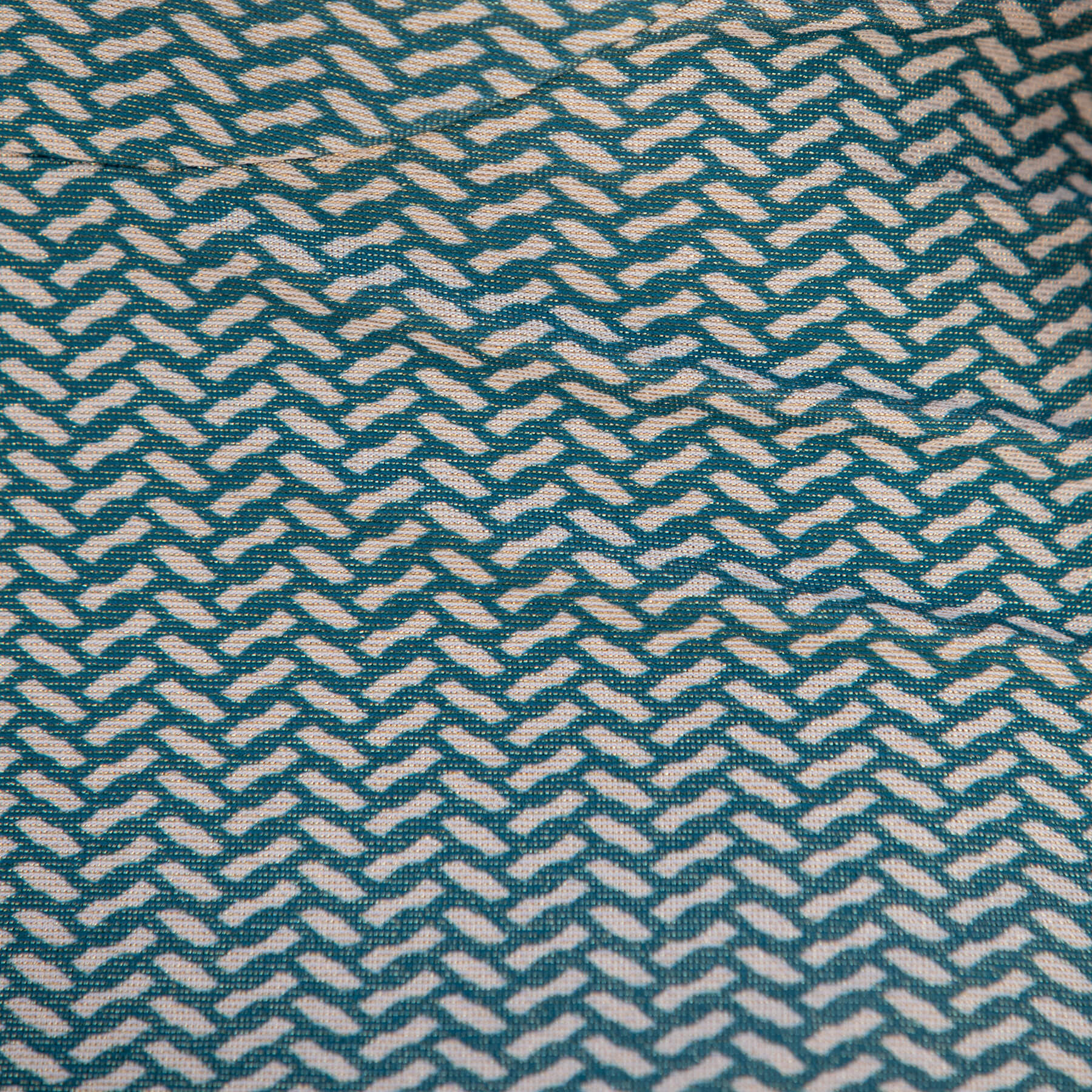 Estampado lúrex dibujo verde. Colección DBM 2026